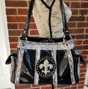 (Donated) Black Purse with Bling